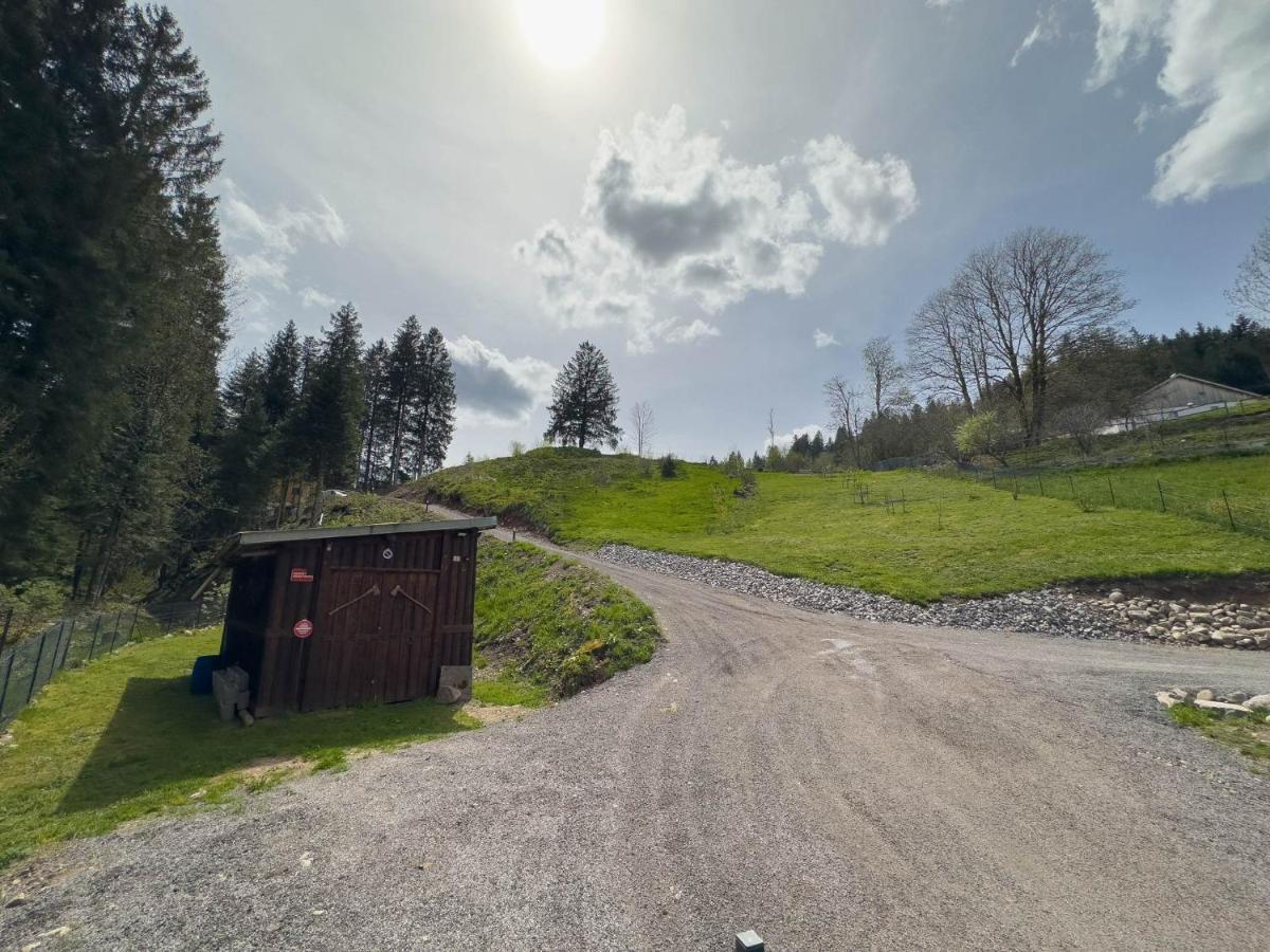 Le Refuge Perche Du Saut De La Bourrique Spa, Terrain Cloture Gérardmer Εξωτερικό φωτογραφία